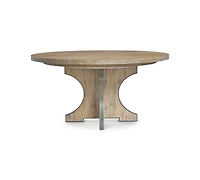 Bernhardt Tribeca 5-Piece Round Dining Set (Table & 4 Upholstered Armchairs)