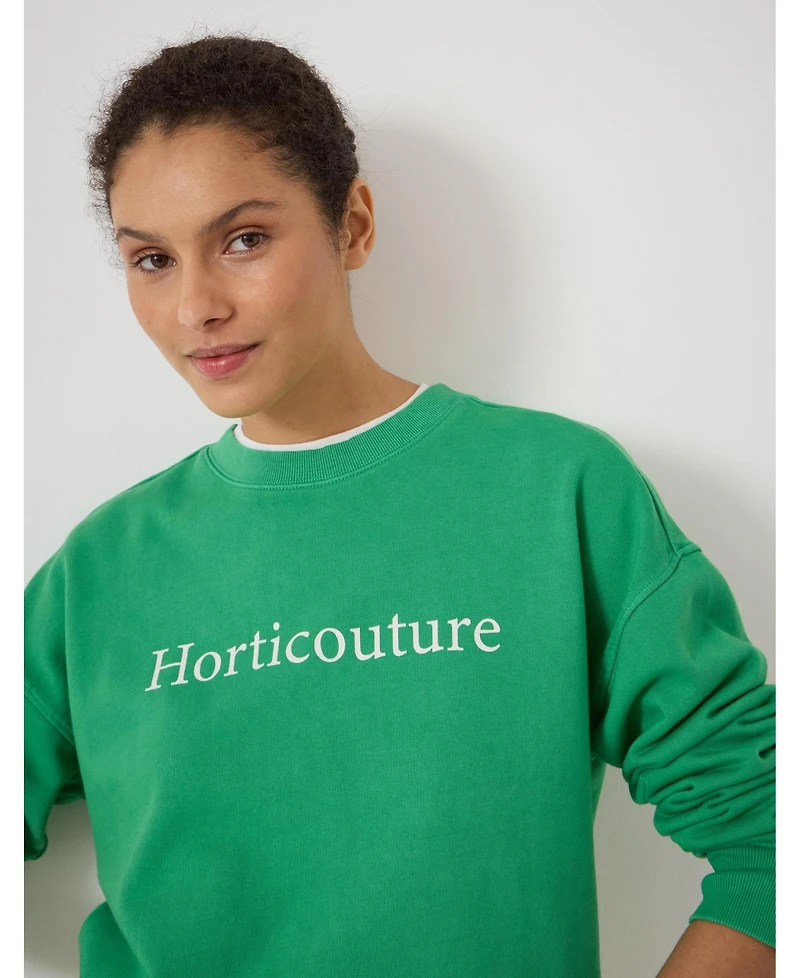 Hush Women's Horticouture Printed Graphic Sweatshirt