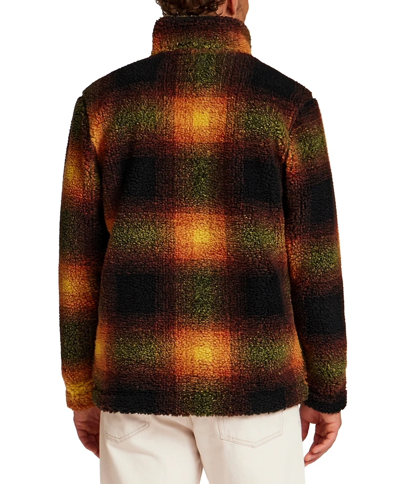 Weatherproof Vintage Men's Print Berber Fleece Jacket