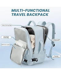 Piscifun 16 Inch Laptop Carry On Travel Backpack Waterproof Daypack With Usb Charging Port