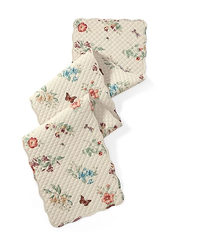 Lenox Butterfly Meadow Fall Quilted Runner, 14" x 72"