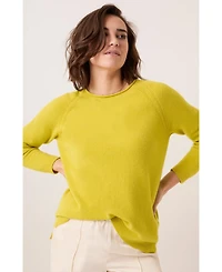 Celtic and Co. Women's Alpaca Silk Blend Crew Neck Sweater