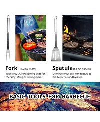 Xdovet Bbq Tool Set Stainless Steel Grill Accessories with Bag
