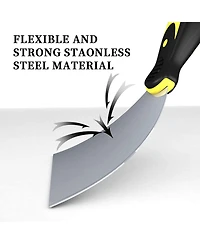 Xdovet Metal Putty Scrapers Drywall Plaster Wallpaper Tool Set