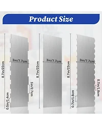 Xdovet Stainless Steel Cake Scraper Decorating Tool