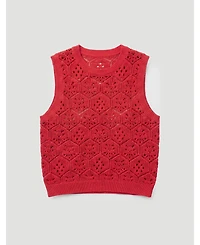 Hush Women's Geometric Crochet Vest