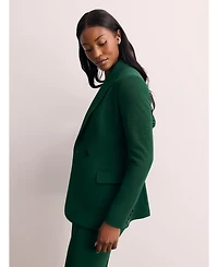 The Fold Women's Double-Breasted Tailored Blazer