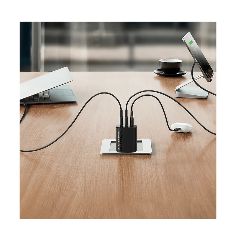 Anker 336 67W 3-Port Wall Charger for MacBook Air and Usb-c Devices