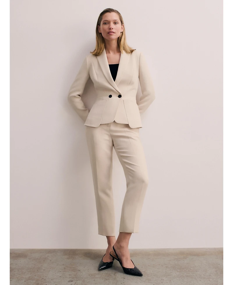 The Fold Women's Tavira Doppio Crepe Pants