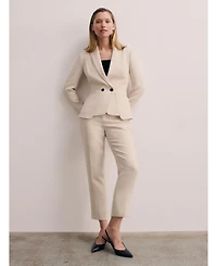 The Fold Women's Tavira Doppio Crepe Pants