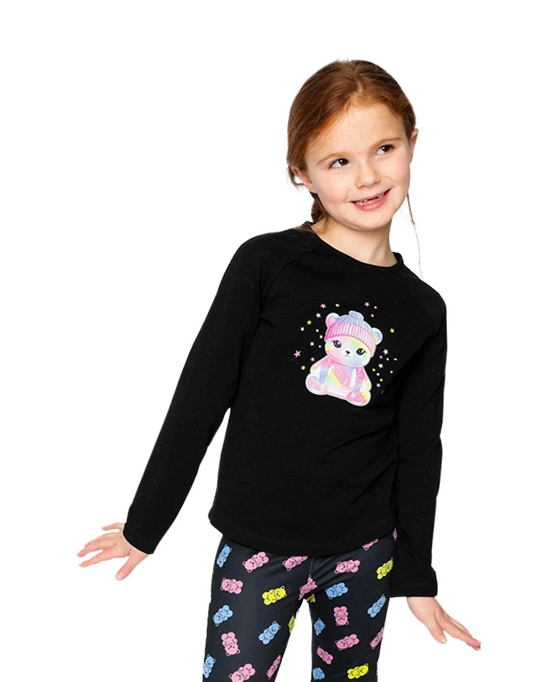 Deux par Big Girls Raglan Cotton T-Shirt