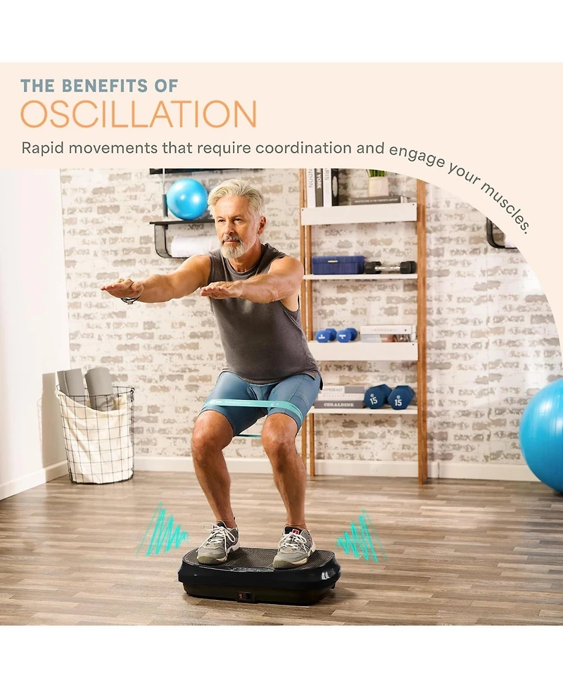 LifePro Waver Mini Vibration Plate – Whole Body Machine for Weight Loss, Toning & Wellness