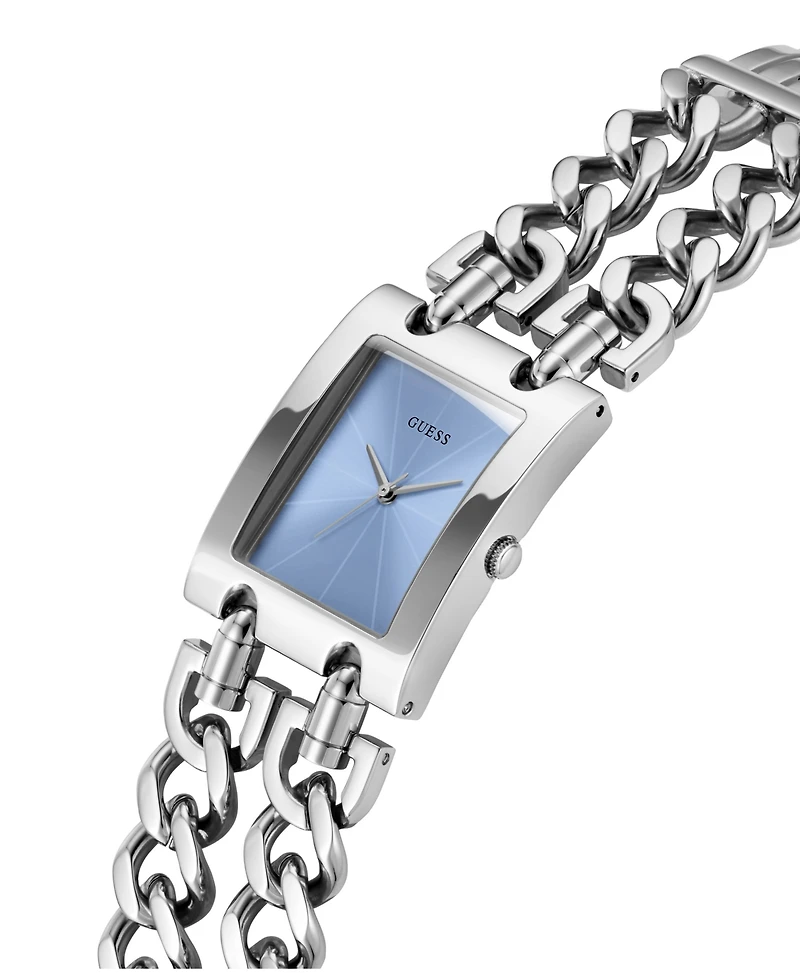 Guess Women's Quartz Silver -Tone Stainless Steel Watch 28mm