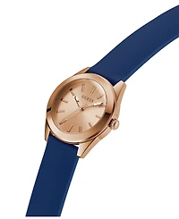 Guess Women's Quartz Blue Silicone Watch 32mm