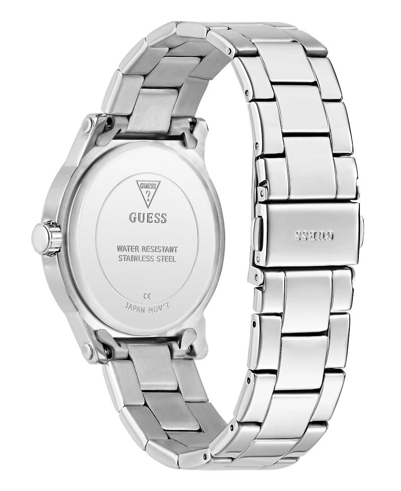 Guess Women's Quartz Silver-Tone Stainless Steel Watch 36mm