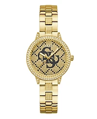 Guess Women's Quartz Gold-Tone Stainless Steel Watch 34mm