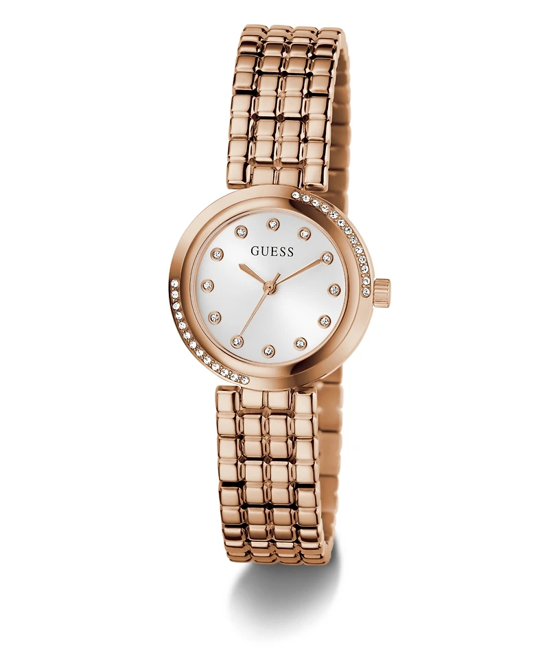 Guess Women's Quartz Rose Gold -Tone Stainless Steel Watch 28mm