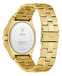 Guess Men's Quartz Gold-Tone Stainless Steel Watch 42mm