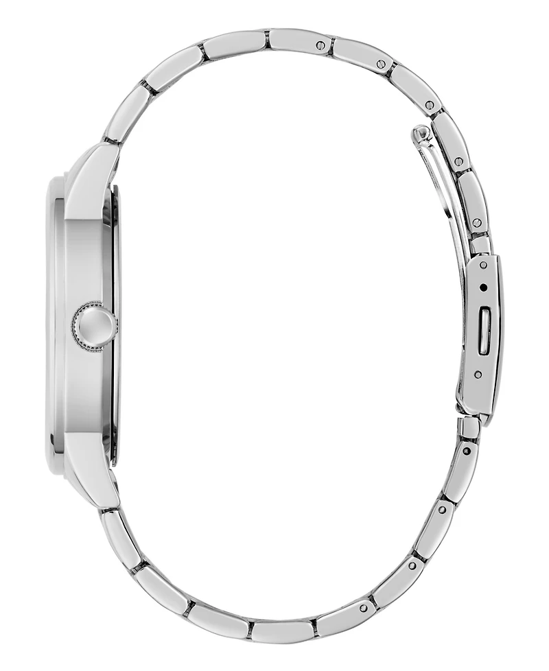 Guess Men's Quartz Silver-Tone Stainless Steel Watch 42mm