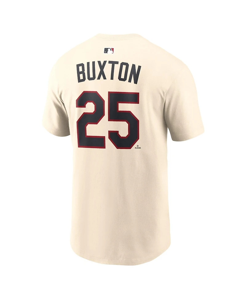 Nike Men's Byron Buxton Cream Minnesota Twins 2026 Field of Dreams Name Number T-Shirt