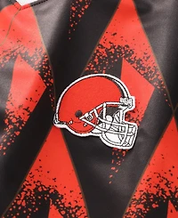 Fanatics Men's Orange/Brown Cleveland Browns Football x Football V-Neck Fan Top
