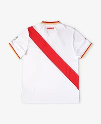 Fanatics Big Boys and Girls White Kansas City Chiefs Football x Collared Fan Top
