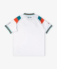 Fanatics Big Boys and Girls White Miami Dolphins Football x Football V-Neck Fan Top
