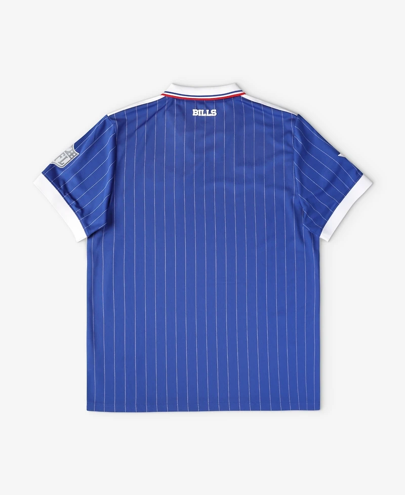 Fanatics Big Boys and Girls Royal Buffalo Bills Football x Collared Fan Top