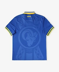 Fanatics Big Boys and Girls Royal Los Angeles Rams Football x Collared Fan Top