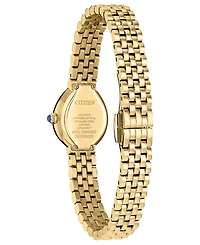 Citizen Women's Mini Rainell Gold-Tone Stainless Steel Bracelet Watch 20mm