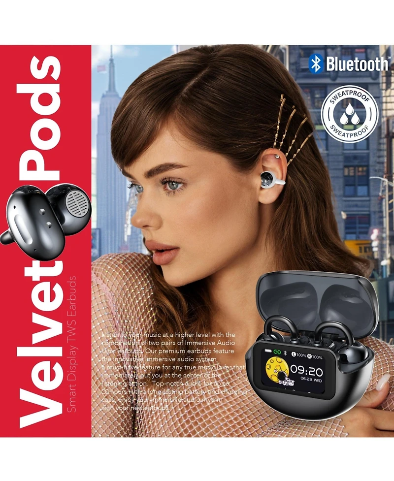 Rca Tune-45 True Wireless Earbuds with Touch Controls and Voice Assistant