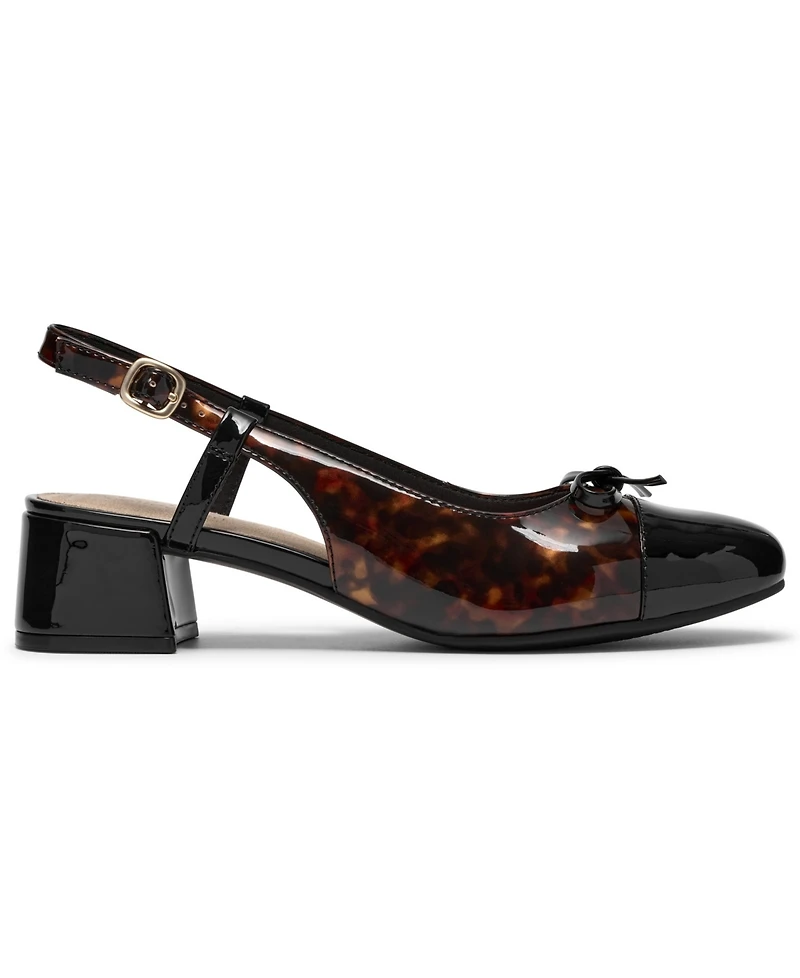 Clarks Women's Iridessa Buckle Block Heel Pumps