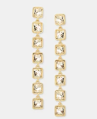 I.n.c. International Concepts Crystal Linear Drop Earrings, Macy's Exclusive