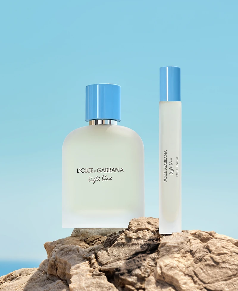 Dolce&Gabbana 3-Piece Light Blue Pour Homme Eau de Toilette Spray Trio Set
