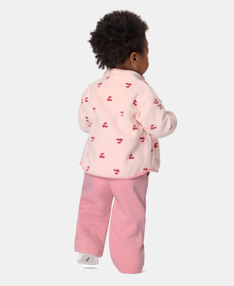 Tommy Hilfiger Baby Girls' Long-Sleeve Jacket, T-Shirt and Pants, 3-Piece Set