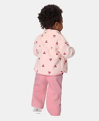 Tommy Hilfiger Baby Girls' Long-Sleeve Jacket, T-Shirt and Pants, 3-Piece Set