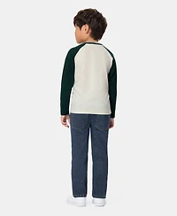 Kids Headquarters Toddler Boys' 2T-5T Long-Sleeve Top and Pants, 2-Piece Set