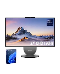 Lenovo Yoga 27" Qhd Aio, Core Ultra 7 255H, Intel Arc 140T, 16GB Ram, 2TB Ssd, Wireless Keyboard and Mouse, Wi-Fi 7