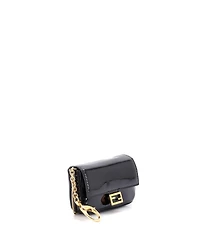 Pre-Owned Fendi Nano Chain Baguette Charm Bag Patent