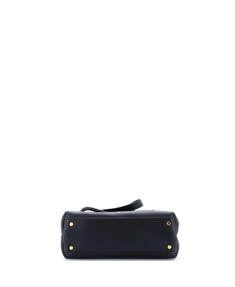 Pre-Owned Bottega Veneta Small Ciao Ciao Top Handle Bag Leather with Intrecciato Detail