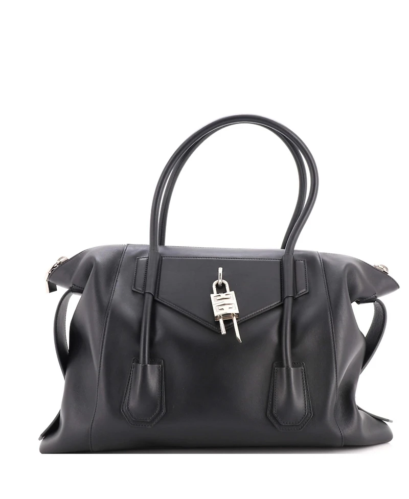 Pre-Owned Givenchy Medium Antigona Soft Lock Bag Leather