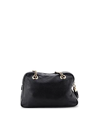 Pre-Owned Gucci Small Soho Chain Zip Shoulder Bag Leather