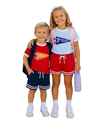 Bits & Bows Kids Little/Big Unisex 5- 7 Kindergarten Crewneck T-Shirt
