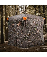 Hongge Silent Magnetic Door Ground Hunting Blind for 4 to 5 People