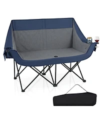 Hongge Heated Two-Person Camping Chair for Cold Weather Tailgating