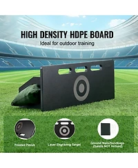 Hongge 32 x 12 in Foldable Hdpe Soccer Kickback Rebound Board