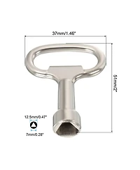 Xdovet Triangle Socket Spanner Key Electrical Cabinet Gas Water Meter Elevator Lock 3 Pack