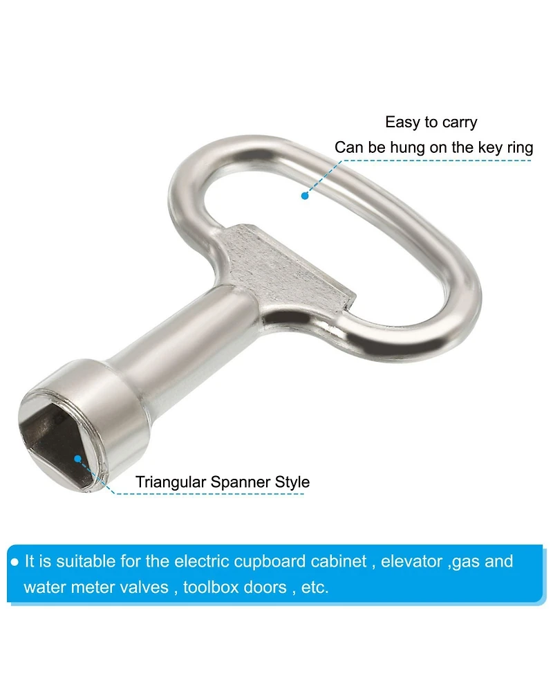 Xdovet Triangle Socket Spanner Key Electrical Cabinet Meter Lock