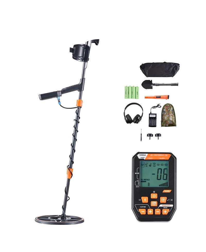 Hongge 12-Inch Search Coil Metal Detector for Gold Treasure Hunting