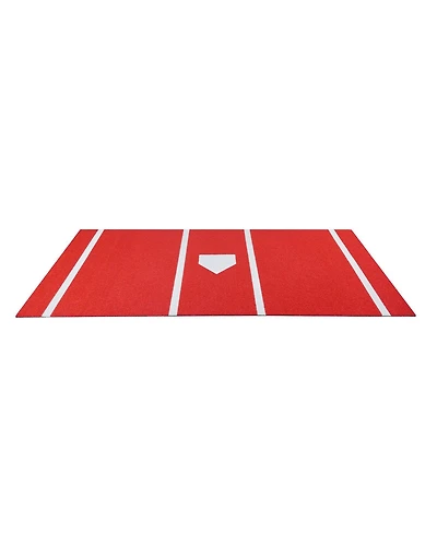 Hongge 12 x 6 ft Anti-Fade Synthetic Turf Baseball Batting Mat